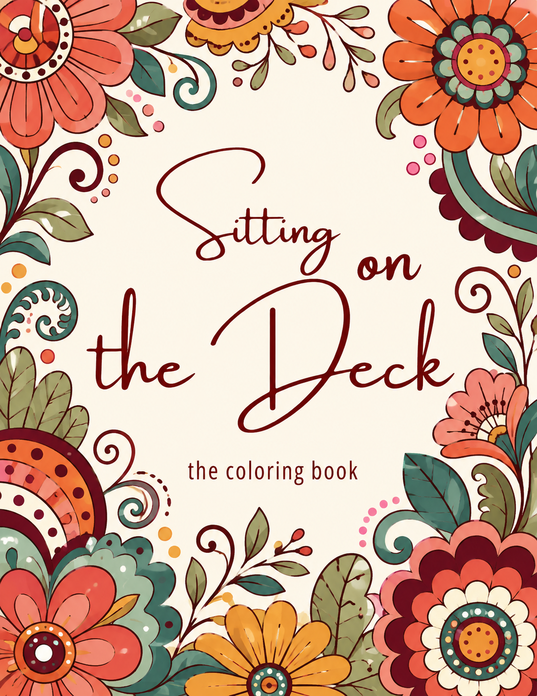 Sitting On The Deck with Sherri Bratcher – Devotional, Journal & Coloring Book
