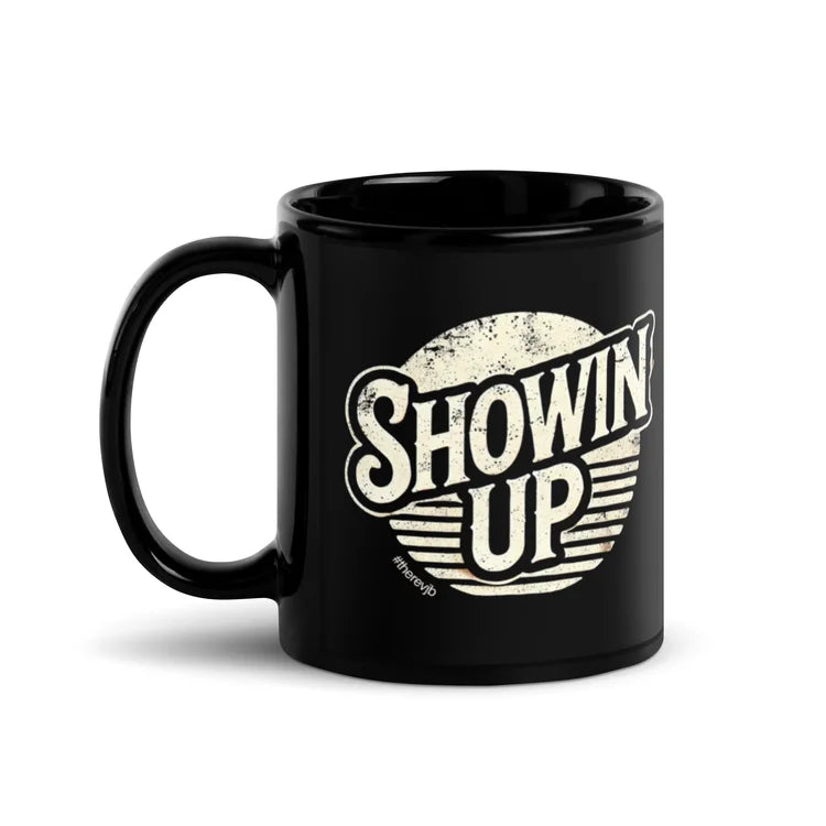 Black Glossy Mug