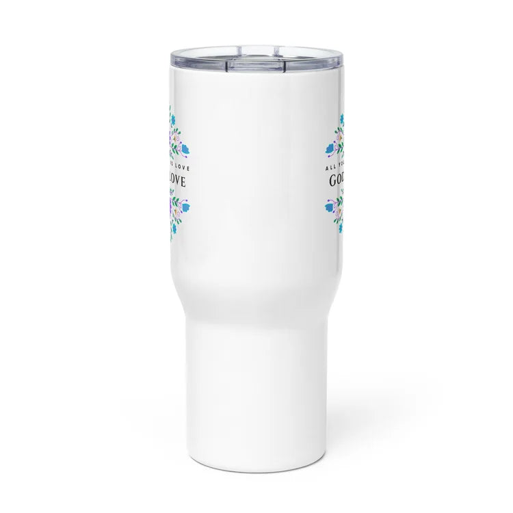 All You Need Is Love Travel mug with a handle