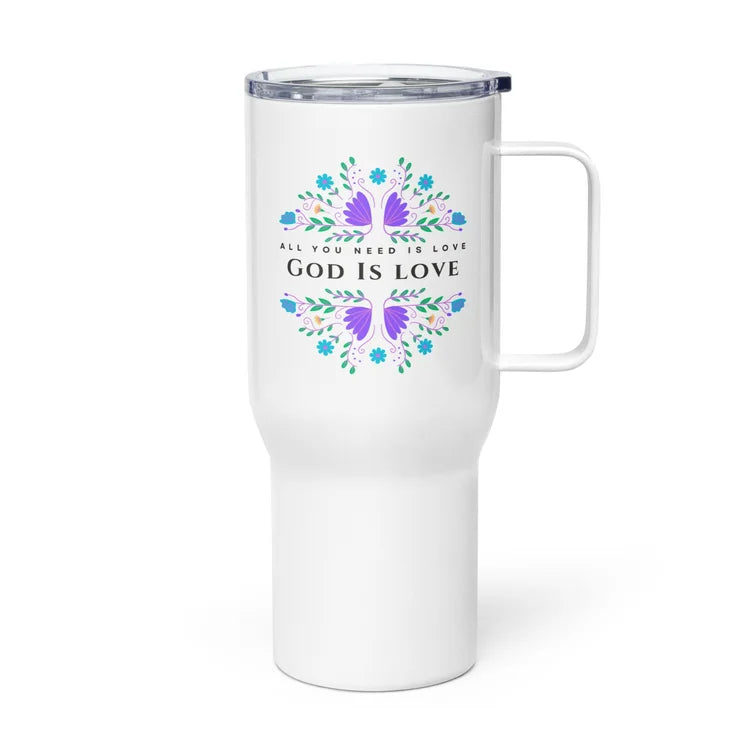 All You Need Is Love Travel mug with a handle