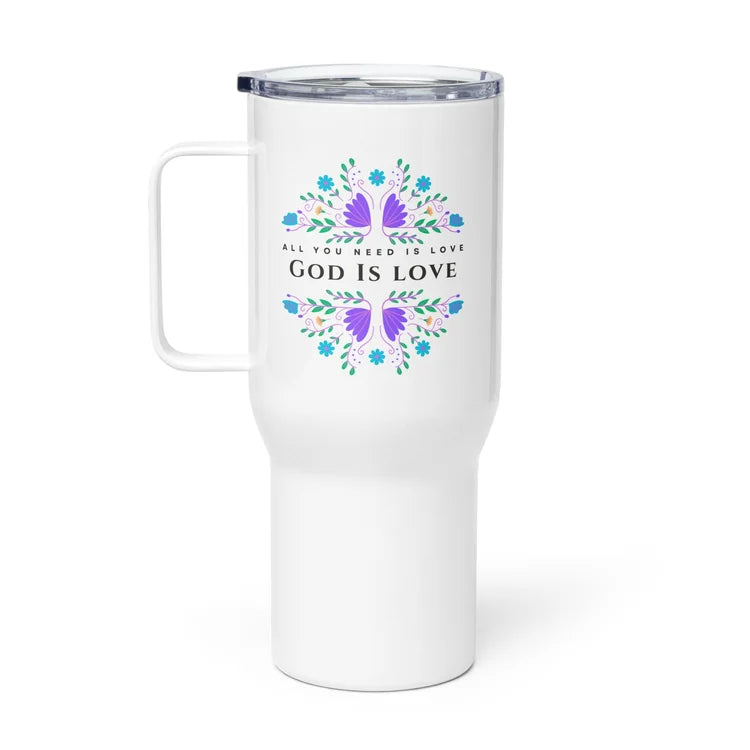 All You Need Is Love Travel mug with a handle