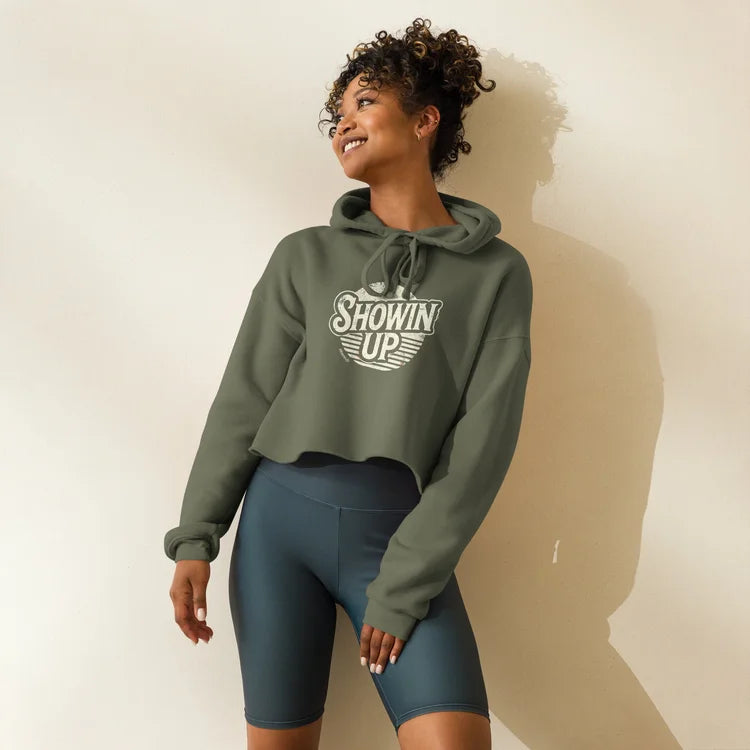 Showin' Up Crop Hoodie