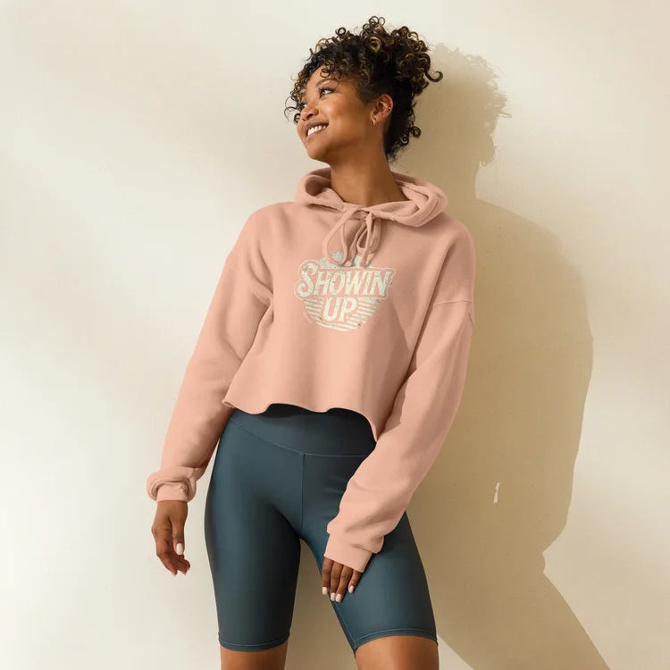 Showin' Up Crop Hoodie